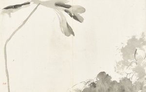 Landskap og blomster, album med seks blader