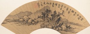 Elvelandskap. av Zhuang Jiongsheng