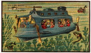 En ubåtbuss, ca. 1910 av . .