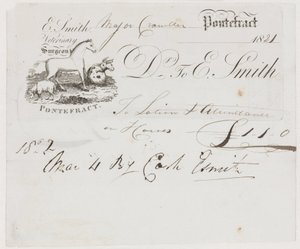 Landbruksveterinærmedisin Veterinærregning av Frederick (attr. to) Barnard