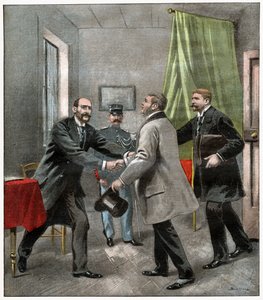 Alfred Dreyfus med advokatene sine av . .