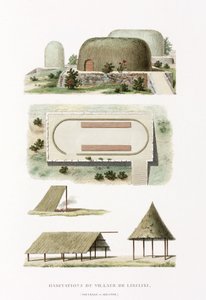 Arkitekturbygninger i landsbyen Likiliki av Frederick (attr. to) Barnard