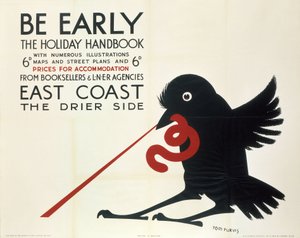 «Be Early», LNER-plakat av Ferdinand Georg Waldmuller