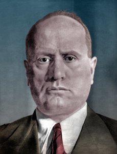 Benito Mussolini av . .