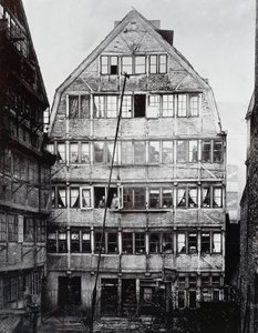 Fødested til den tyske komponisten Johannes Brahms (1833-1897) i Hamburg, Tyskland