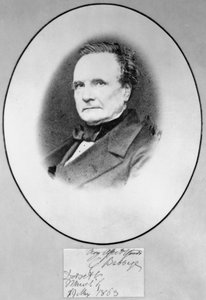 Charles Babbage , britisk matematiker og datapioner av Ferdinand Georg Waldmuller