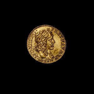 Fransk mynt som viser Ludvig XIII av Hippolyte Lalaise Devéria