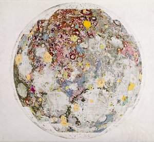 Geologisk kart over månen av Frederick (attr. to) Barnard
