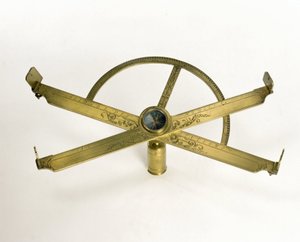 Grafometer-klinometer, c 1600 av Frederick (attr. to) Barnard