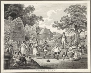 'Harvest Home', c 1810-1820 av Frederick (attr. to) Barnard