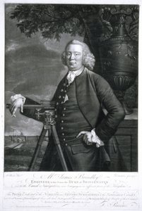 James Brindley , britisk sivilingeniør og kanalbygger av Frederick (attr. to) Barnard
