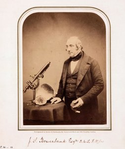James Scott Bowerbank , britisk geolog av Ferdinand Georg Waldmuller