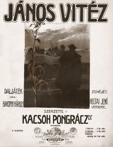Janos Vitez, operett av den ungarske komponisten Kacsoh Pongracz. 1904 (illustrasjon) av . .