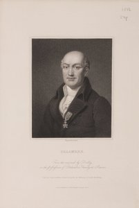 Jean Baptiste Joseph Delambre , fransk astronom, ca 1810-tallet av Frederick (attr. to) Barnard