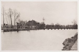 King's Weir, River Lea av Frederick (attr. to) Barnard