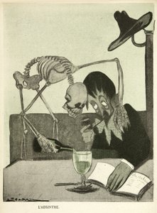 L'Absinthe av Frederick (attr. to) Barnard