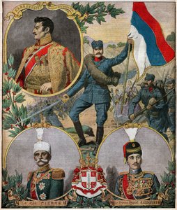 Serbiske nasjonale helter. Serbiske nasjonale helter. av Ferdinand Georg Waldmuller