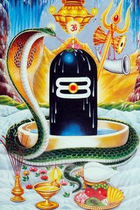 Lingam representerer fallosen til den hinduistiske guden Shiva.