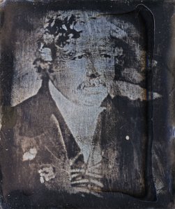 Louis Jacques Mande Daguerre, fransk fotopioner, ca 1840-tallet av Frederick (attr. to) Barnard