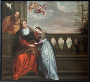 Sognekirke (Saint Hermes Parish Church). Interiør. av . .