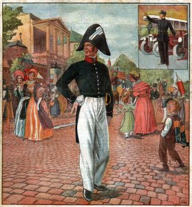 Politimann i Paris. Politimann i Paris. av Ferdinand Georg Waldmuller