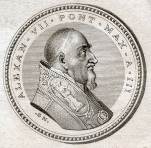 Pave Alexander VII av . .