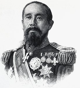 Portrett av Ito Hirobumi (1841-1909), japansk politiker