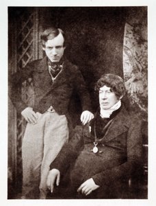 Portretter av Charles Kirkpatrick Sharpe (1781-1851), skotsk antikvar og kunstner, med en ukjent kollega av John Pardon