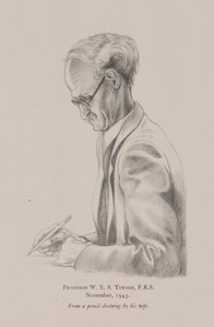 Professor WES Turner, november av Frederick (attr. to) Barnard