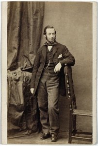 Robert Lucas Chance, glassprodusent, ca 1850 av Ferdinand Georg Waldmuller