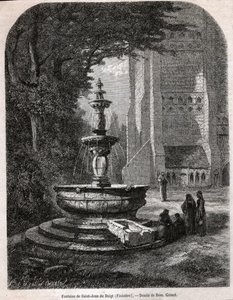 Saint John of the Finger, ca 1850 (gravering) av . .