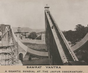 Samrat Yantra ved Jaipur Observatory, India av Frederick (attr. to) Barnard