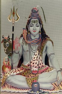 Shiva, den hinduistiske guden for transformasjon eller ødeleggelse.