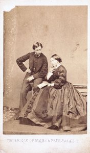 Prinsen av Wales og prinsesse Alice av Ferdinand Georg Waldmuller