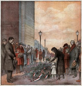 Graven til den ukjente soldaten i Paris. Ukjent soldatgrav i Paris. av John Pardon