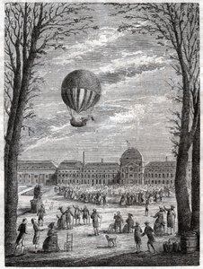 Fyll ballongen. Ballongflyging. av Frederick (attr. to) Barnard