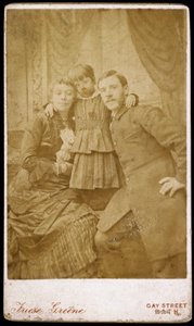 William Friese-Greene, kinematograf og familie, ca 1880