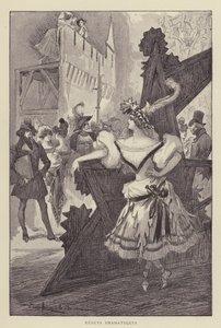 Debuterer Dramatiques av after Albert Robida