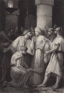 Jesus leverte til soldatene av after Albert Robida