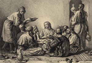 Jesus spiser med tollere og syndere