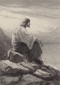 Jesus satt ved havet