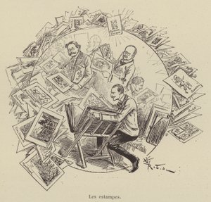 Utskriftene av after Albert Robida