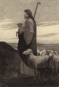 Den gode hyrde av after Albert Robida
