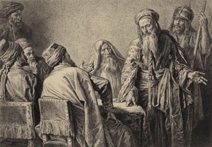 Overprestenes offiserer av after Albert Robida
