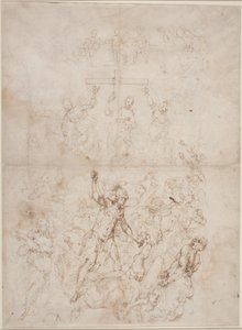 Den siste dommen av after Aurelio Lomi Giulio Benso