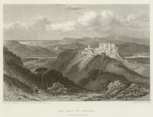 Spezziabukten, slott nær Sarzana av after C. Stanfield