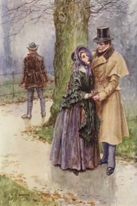 Illustrasjon for Martin Chuzzlewit av after Charles Edmund Brock