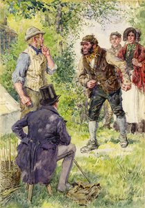 Illustrasjon for The Way Beyond av Jeffery Farnol av after Charles Edmund Brock
