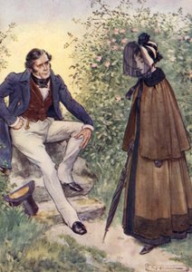 Jane Eyre møter Mr Rochester ved stilen