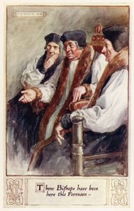 Tre biskoper har vært her denne formiddagen av after Charles Edmund Brock